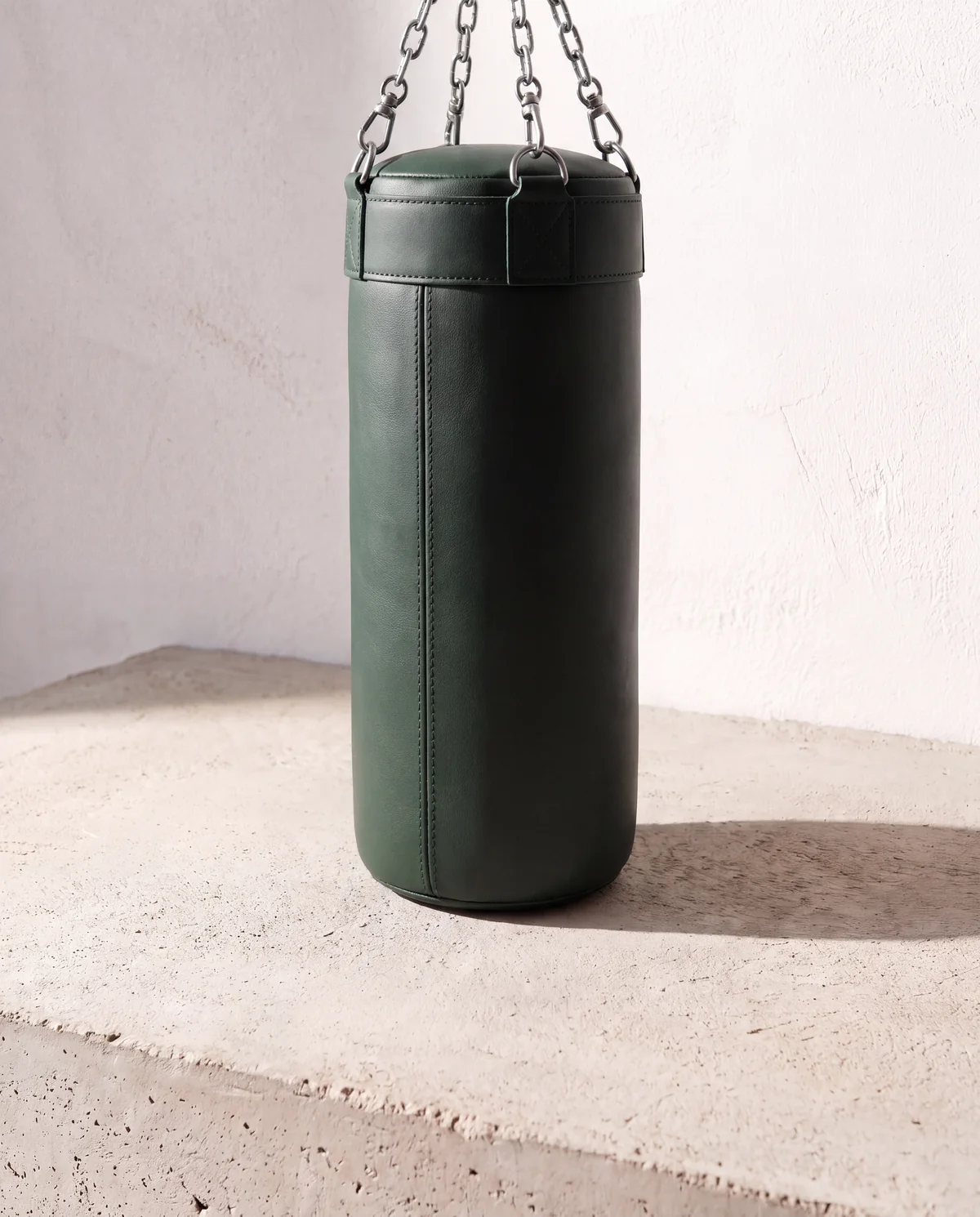 Leather heavy bag, 4 ft, 100 lb class