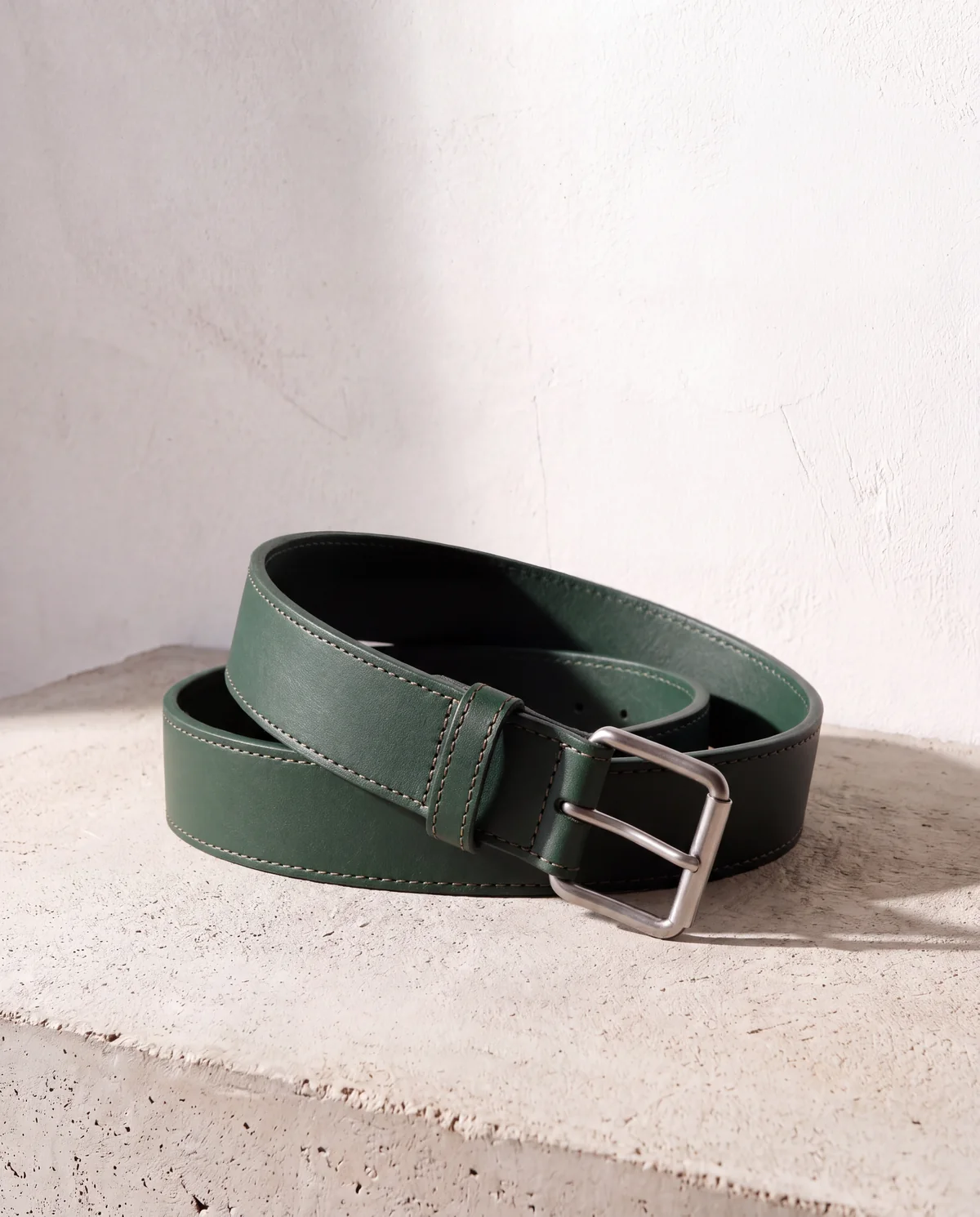 Leather lifting belt, 10 mm, 4 in wide